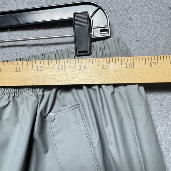 Mens Grey Waterproof Golf Hunting Hiking Large Elastic Waist Zipper Cuffs - Picture 6 of 10